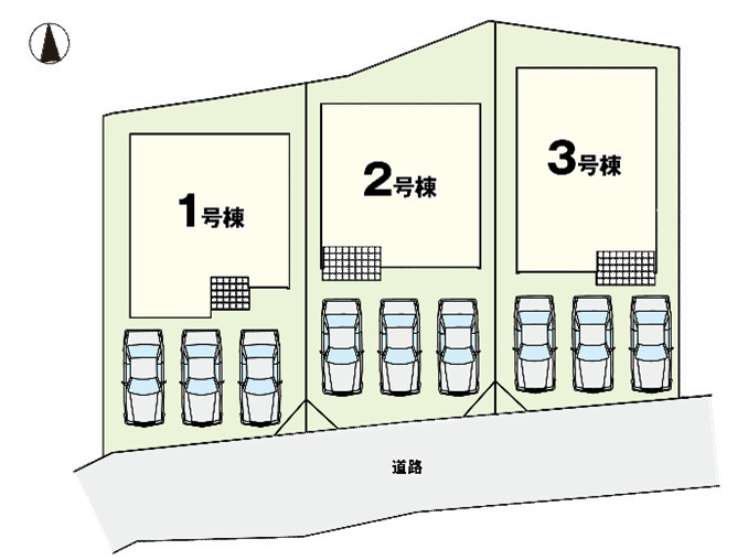 高崎市上小鳥町の区画図