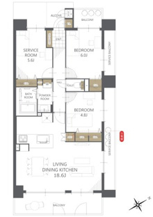 【間取り】メゾン・ヴァンベール江尻台 