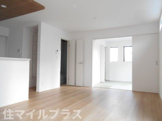 【居間・リビング】 | 郡山市富田町坦ノ越新築一戸建て1棟 | ゆったりとした居間です