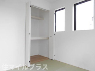 【和室】 | 郡山市富田町坦ノ越新築一戸建て1棟 | 和室ならではの温かな和の空間で寛ぎの時間を過ごせます