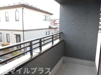 【バルコニー】 | 郡山市富田町坦ノ越新築一戸建て1棟 | お洗濯にも便利なバルコニー付き