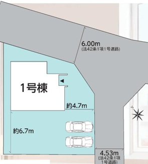 【区画図】 | 郡山市富田町坦ノ越新築一戸建て1棟