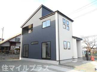 【外観】 | 郡山市富田町坦ノ越新築一戸建て1棟 | 建物外観を気になさる方へ、見た目の良い物件です