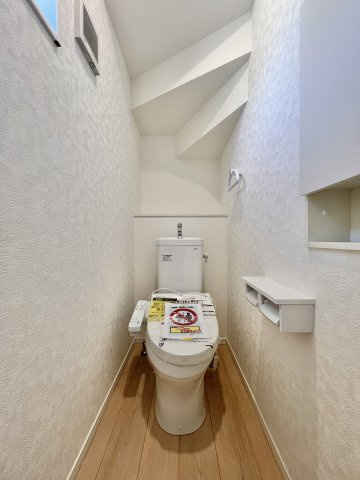 中央区笠井新田町第3　2号棟のトイレ|トイレは各階に設置されています！朝の支度が重なる時間帯でも混む心配がありません！