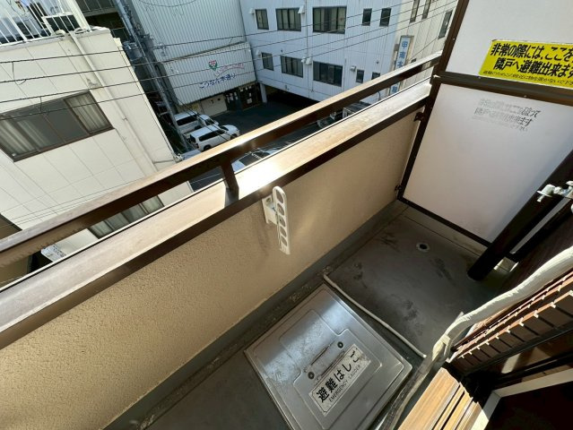 ブラウンコートのバルコニー