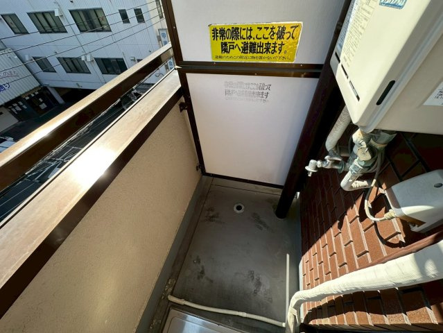 ブラウンコートのバルコニー