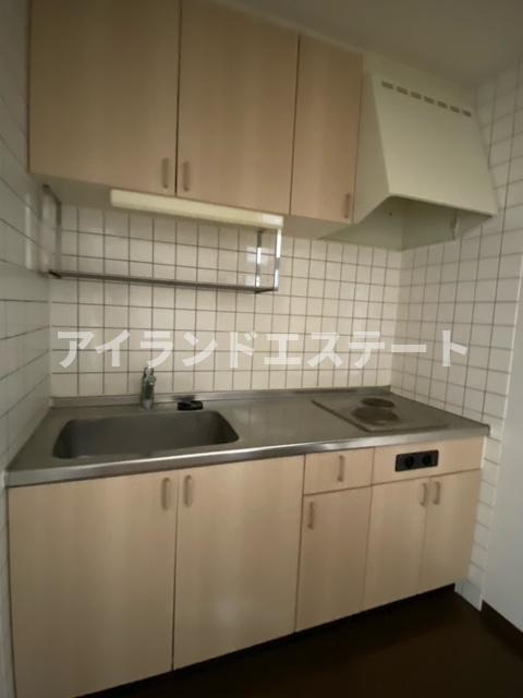 シャンテ三宿　ペット相談可　2人入居相談可　ネット無料のキッチン