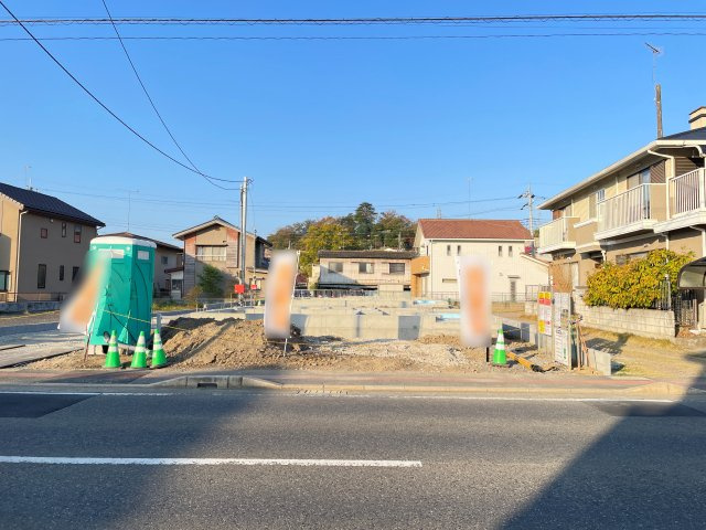 新築戸建・新築建売　太田市本町第1　太田小・西中の前面道路含む現地写真