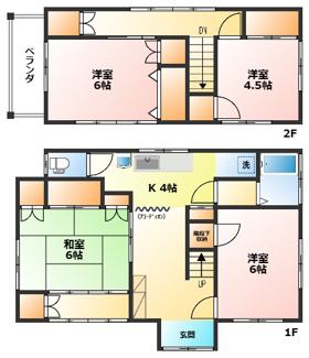 【間取り】 | 扇町戸建