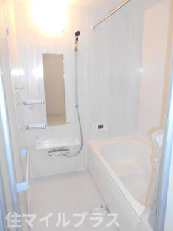 【浴室】 | 郡山市安積荒井2丁目新築一戸建て2棟 | きれいなお風呂です