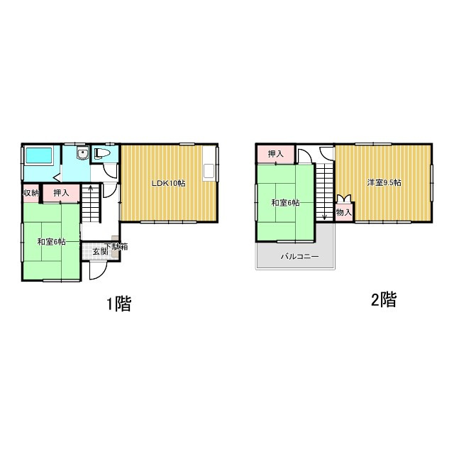 新逆井１丁目戸建の間取り