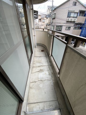 【バルコニー】 | ハイツカーム | バルコニーです