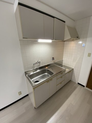 【キッチン】 | ハイツカーム | ガスコンロ設置可能のキッチンです