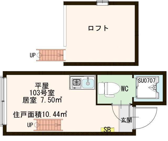 メゾン上北の間取り
