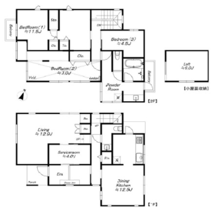 大田区南雪谷　リノベーション中古戸建の間取り