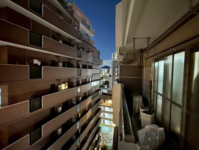 メゾン阿波座のバルコニー|バルコニー付きです