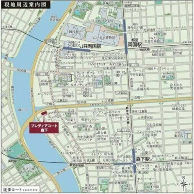 【地図】 | プレディアコート森下テラス