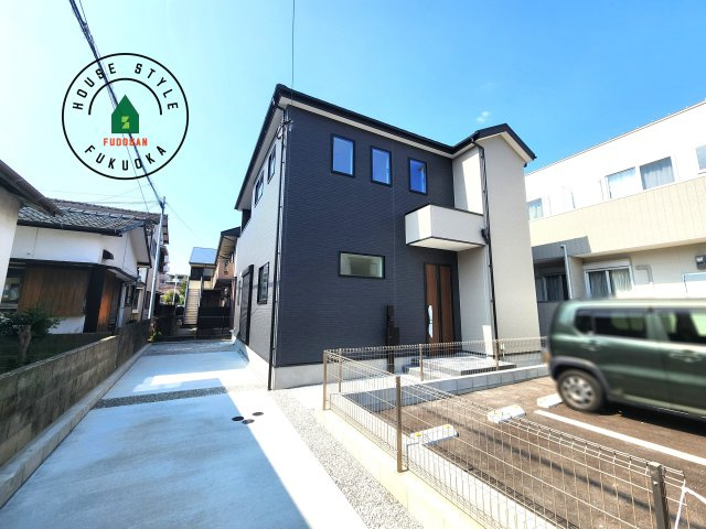 N・大野城市山田2丁目第1-2棟（1号棟）の前面道路含む現地写真|見学の時間などお気軽にお問い合わせ下さい。