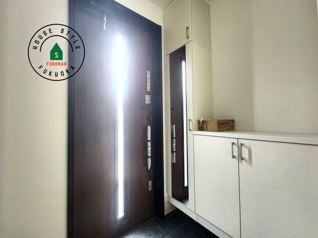 N・大野城市山田2丁目第1-2棟（1号棟）の防犯設備|二重ロックでしっかり防犯対策ができます。