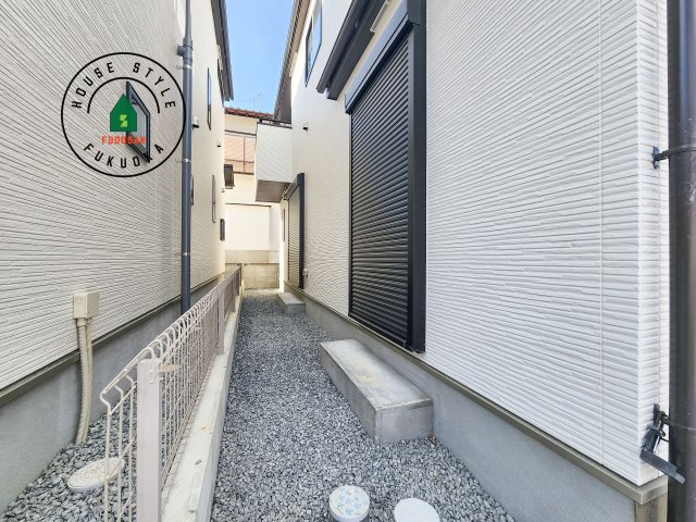 福岡市東区土井4丁目第1-2棟（A号棟）の庭|お庭で自由な時間を過ごせます。