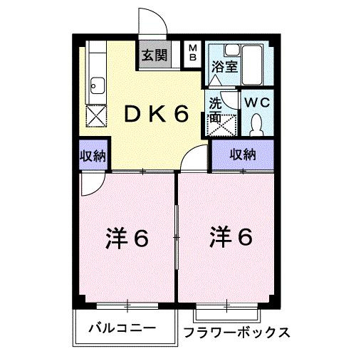 プラネット　Ⅰの間取り