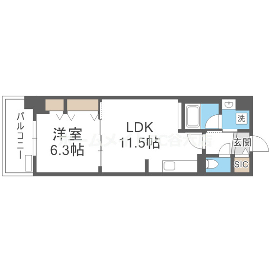 【間取り】 | グランセジュール大国町