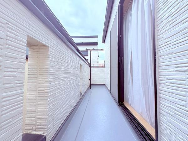 川崎市中原区井田中ノ町の中古一戸建のバルコニー