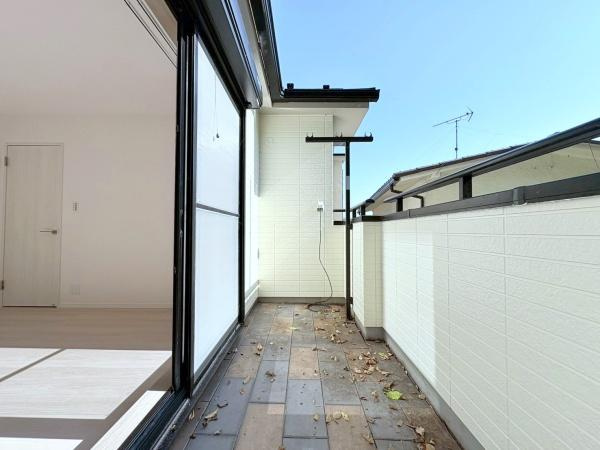 川崎市中原区井田２丁目の中古一戸建のバルコニー