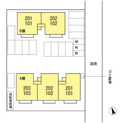 【駐車場】 | コンフォールコート　Ａ棟
