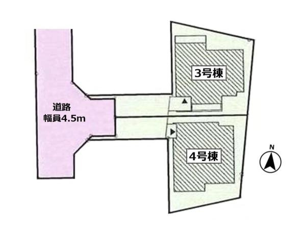 横浜市保土ケ谷区桜ケ丘１丁目の新築一戸建の区画図