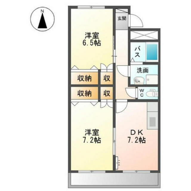 ルミナスコートの間取り