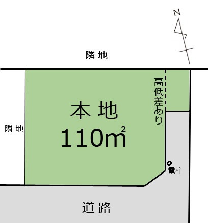 【土地図】 | 八街市八街ろ　土地
