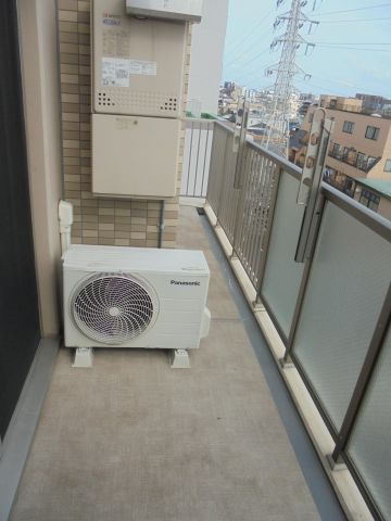 プラナス南八幡のバルコニー