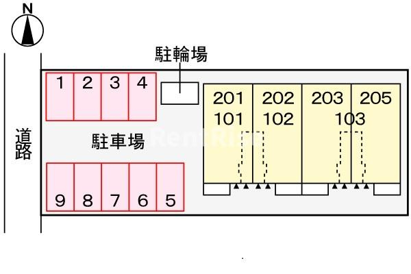 ガーデンハウスすみれの駐車場|駐車場