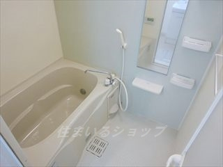 広島市安佐北区三入１丁目のアパートの浴室|追い焚き・浴室暖房乾燥機あり