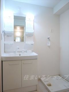 広島市安佐北区三入１丁目のアパートの洗面所|シャンプードレッサー