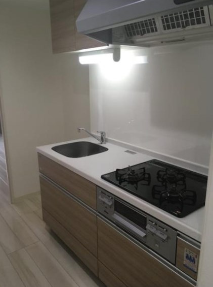 BROU上町台のキッチン|お料理しやすいキッチンです