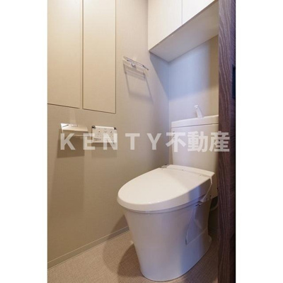 【トイレ】 | ルフォンプログレ品川大井 | 落ち着いたトイレです