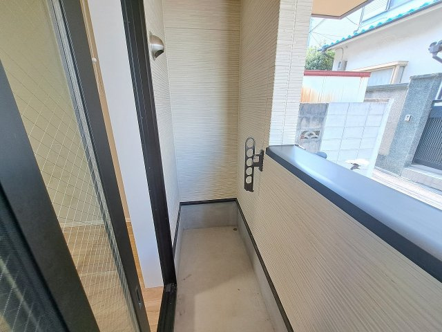 グランメール鳴尾町のバルコニー
