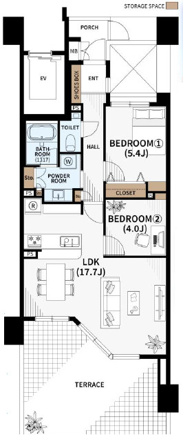 ルイシャトレ自由が丘の間取り