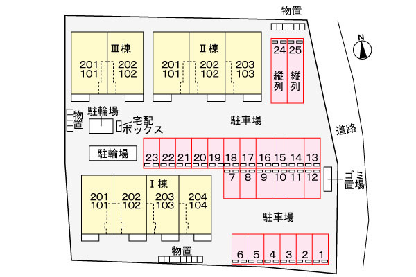 アメージングⅢの区画図