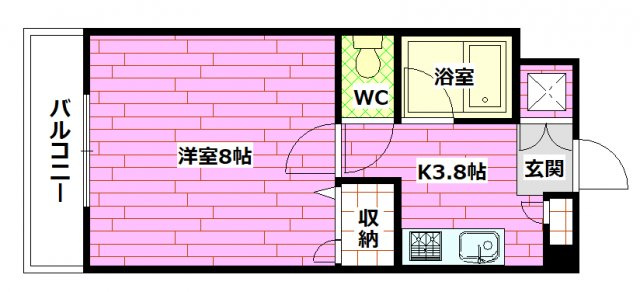 ハーシオンフルタⅢの間取り