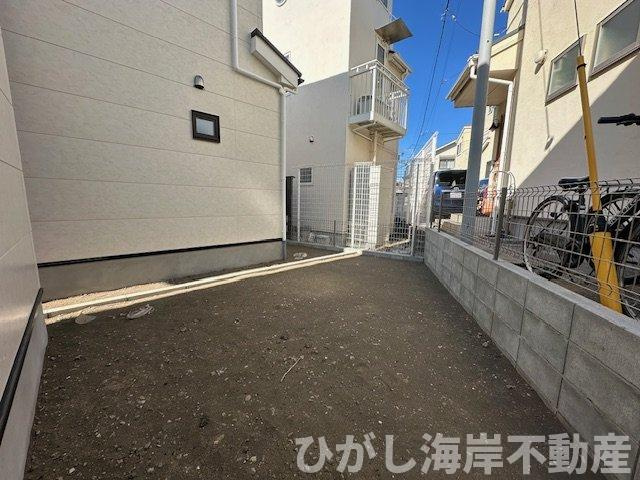 茅ヶ崎市南湖６丁目　新築戸建　全２棟の庭|南側　お庭