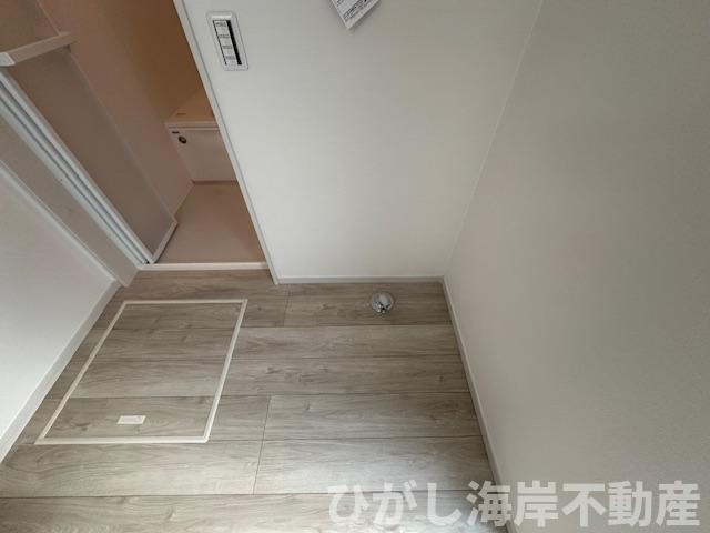 茅ヶ崎市南湖６丁目　新築戸建　全２棟のランドリースペース|洗濯機置場