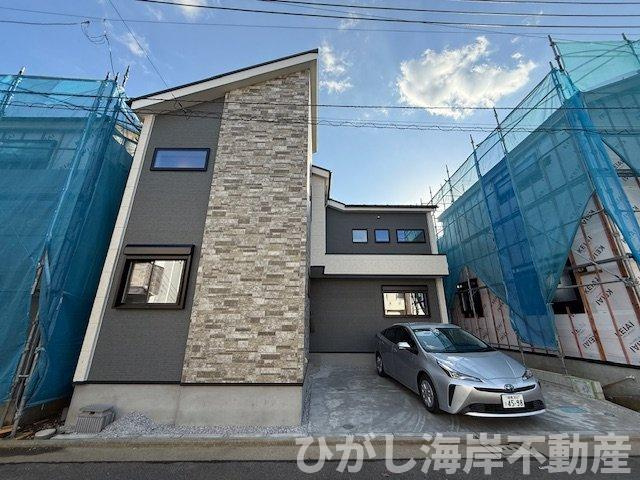 茅ヶ崎市矢畑　新築戸建　全５棟の外観|現地外観