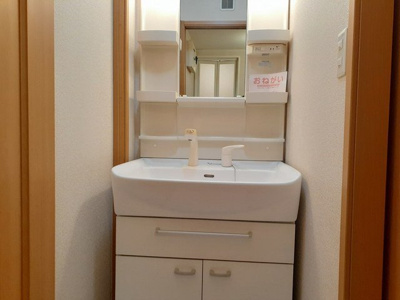 【洗面所】 | アビシニアンＤ | 忙しい朝には欠かせない洗面所です