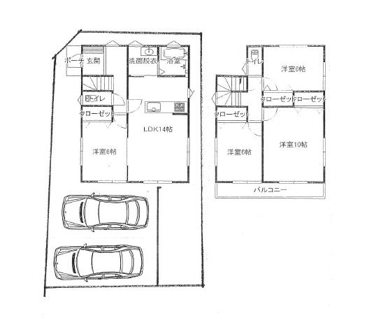 【間取り】 | 坂戸市西坂戸 | ４LDK