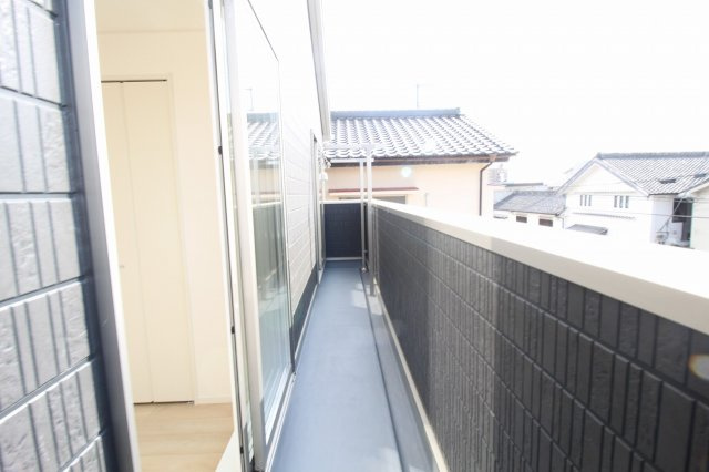 香美市土佐山田町東本町（第1）　新築戸建　1号棟【全2区画】のバルコニー|2Ｆ　北西の部屋　5.5帖