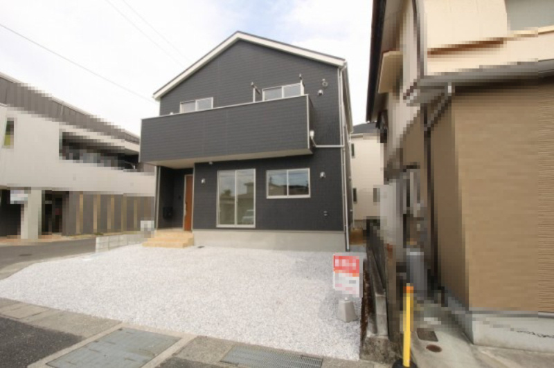 香美市土佐山田町東本町（第1）　新築戸建　1号棟【全2区画】の外観|1号棟　完成しました！