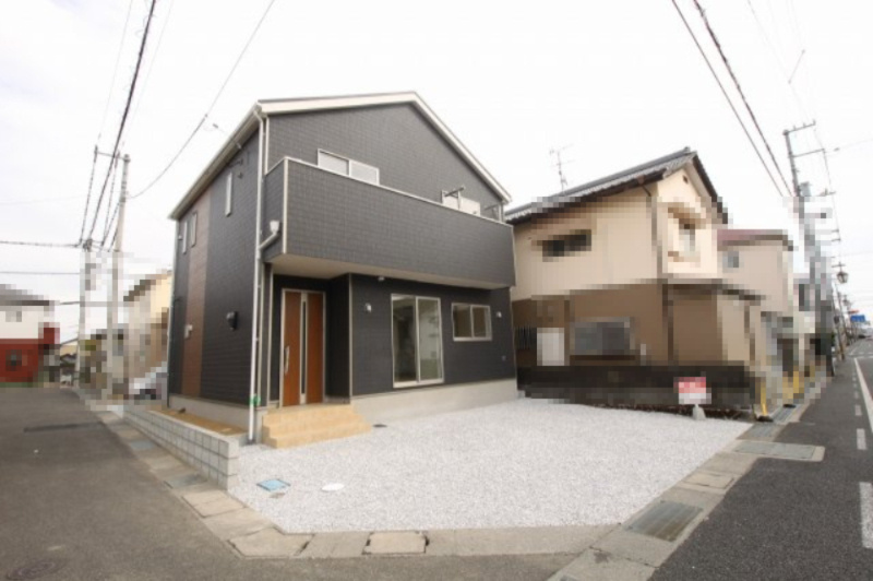 香美市土佐山田町東本町（第1）　新築戸建　1号棟【全2区画】の外観|内覧可能です！